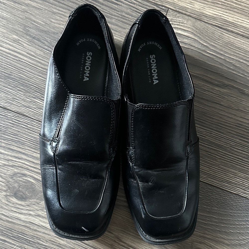 Sonoma Kids Black Dress Shoes - Picture 10 of 12
